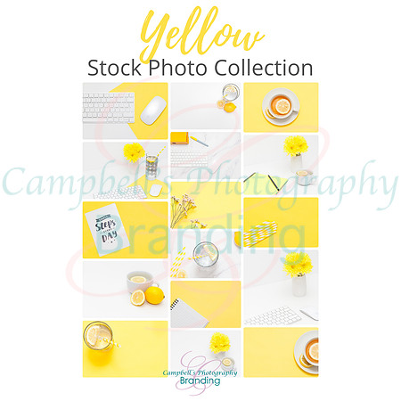 Yellow stock photo collection