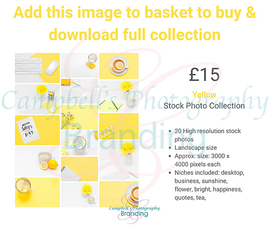 Yellow stock photo collection